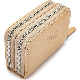 Resim Tamer Tanca Unisex Hakiki Deri Bej Cüzdan 1039 222 Erk Czdn Sk24-25 Bej Dr Bej 