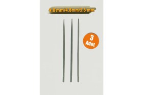 Resim Mike 3'lü Motor Eğe Seti 4.0/4.8/5.5 mm 