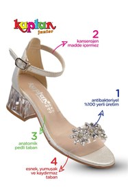 Resim KAPTAN JUNIOR Kız Çocuk Topuklu Abiye Ayakkabı Pssk 305 
