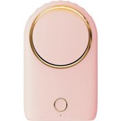 Resim Taşınabilir El Masaüstü Hava Soğutma Fanı Kişisel Asılı - Pembe 8910 Pembe 