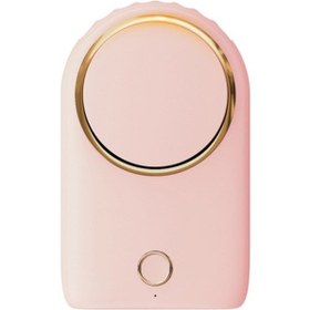 Resim Taşınabilir El Masaüstü Hava Soğutma Fanı Kişisel Asılı - Pembe 8910 Pembe 