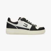 Resim Tommy Hilfiger Retro Basket Erkek Siyah Spor Ayakkabı 