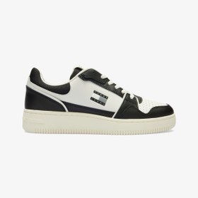 Resim Tommy Hilfiger Retro Basket Erkek Siyah Spor Ayakkabı 