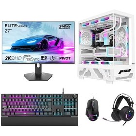 Resim Dragos DRX7877 R7-7800X3D 32 GB 2 TB SSD RTX5070 27" Dos Masaüstü Oyuncu Bilgisayarı 