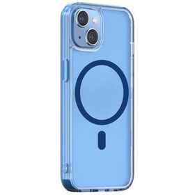 Resim WIWU Iphone 14 Magsafe Şarj Özellikli Lens Korumalı Şeffaf Silikon Kapak 