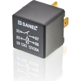 Resim Sanel Mini Role 12V 4 Uçlu SR1243 