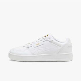 Resim Puma Court Classic Lux Sneakers Unisex Ayakkabı 39501901 Beyaz 