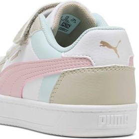 Resim PUMA Caven 2.0 Block Çocuk Sneaker Beyaz-Pembe-Mavi, 394462 
