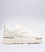 Resim MARCOMEN Erkek Kalın Tabanlı Deri Sneaker Beyaz 