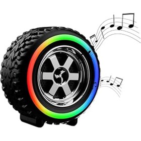Resim ebadi Techbender Led Taşınabilir Mini Kablosuz Bt Lastik Hoparlör, Kablosuz Mavi Diş Taşınabilir Hafif Sü 