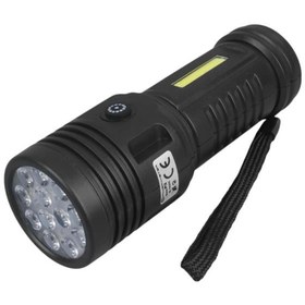 Resim Go İthalat Plastik 4+2 Modlu Şarjlı 12 Ledli El Feneri (5224) 