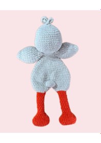 Resim Byehandmade Amigurumi Uyku Arkadaşı Ördek Oyuncak 