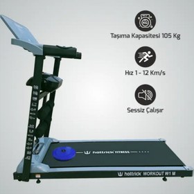 Resim Hattrick Workout W1 M Pratik Masajlı Koşu Bandı 2.25 Hp 