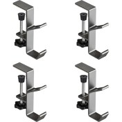 Resim Mmxccy Ayarlanabilir 2'si 1 Arada Şömine Askısı, Çorap ve Çelenk Asmak Için Çift Kancalı, Paslanmaz Metal, 4 Adet. (Yurt Dışından) 