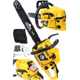 Resim Bulldozer X-Fuel Benzinli 5 hp Testere Ağaç Odun Dal Kesme Makine 