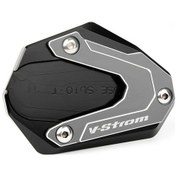 Resim Hightower Gri V-strom 800de 2023/2024 & 1000 1050 Xt Uyumlu Cnc Alüminyum Motor Yan Sehpa Pedi 