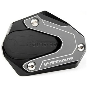 Resim Hightower Gri V-strom 800de 2023/2024 & 1000 1050 Xt Uyumlu Cnc Alüminyum Motor Yan Sehpa Pedi 
