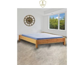 Resim Hft Home Unisex Montessori Bebek ve Çocuk Karyolası Doğal Ahşap Yatak Evli 