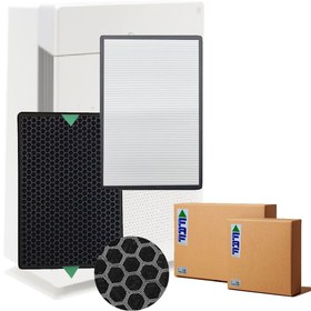 Resim FAF FİLTRE / Beko Ap8100 Havamis Hava Temizleyici Uyumlu Hepa + Karbon Birleşik Filtre 