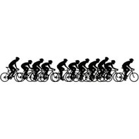 Resim Bisiklet Yarışı 30X6 cm 