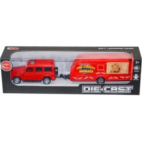 Resim XFD1006 Kutulu Hayvan Taşıma Römorklu Araba - Vardem Oyuncak 