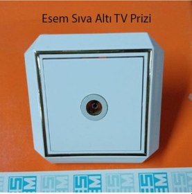 Resim Esem Sıva Altı Tv Prizi 