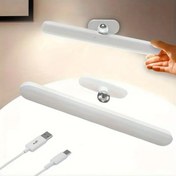 Resim Dokunmatik USB İle Şarj Olabilen 27 cm Led Aydınlatma Makyaj Aynası Işığı 
