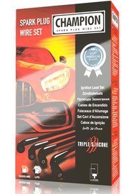 Resim CHAMPION SPARK PLUG WIRE SET Ford Fusıon 1.4-1.6 16v 02-12 Fxja-fyja 4cc 8.5 Mm Mavi Silikon Performans Buji Kablosu 