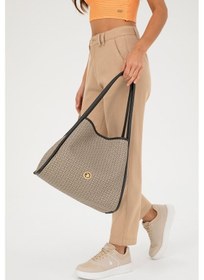 Resim U.S. Polo Assn. Kadın Vizon Omuz Çantası 50293713-VR052 