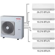 Resim Toshiba 5m Multi Split Klima 10.000 10.000 10.000 10.000 24.000 Btu/h 