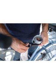 Resim Decathlon Bisiklet Kilidi 100 - Gri 