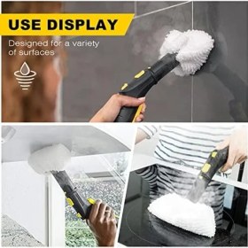 Resim Hype Store Keepow 10 Mikrofiber Bez Seti, Buharlı Temizleyici Aksesuarı, Sc 2, Sc 3, Sc 4, Sc 5, Yıkanabilir Bezler (5 Zemin Başlığı + 5 El Başlığı) 