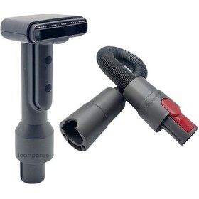 Resim Parmis Dyson Uyumlu V12 Dik Hayvan Temizleme Başlığı Ve Hortumu 