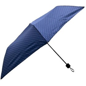 Resim Lacivert Mor Puantiye Desenli Manuel Şemsiye 709832 Lacivert 