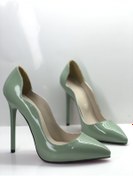 Resim HAYYSHOES Stiletto Gizli Platformlu Love Topuklu Ayakkabı 