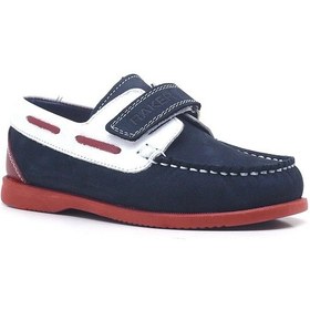 Resim Rakerplus Simurg Hakiki Deri Lacivert Spor Erkek Çocuk Ayakkabı Lacivert 