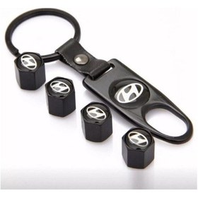 Resim Hyundai Uyumlu İçin Metal Sibop Kapağı Ve Anahtarlık Seti 