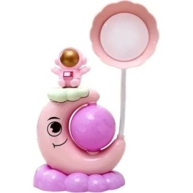 Resim Çocuk Odası Ay ve Astronot Desenli Gece Lambası 