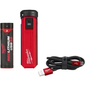 Resim Milwaukee Redlithium Usb Power Bank Usb 3.0 Ah 4932493335 Kırmızı 