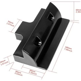 Resim 2k Abs Siyah Solar Orta Kenar Güneş Paneli Montaj Braketi 