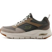 Resim Skechers Archfit-Servitica Mens Sneaker Erkek Günlük Spor Ayakkabı Krem 