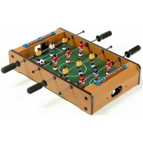 Resim Ahşap Masa Üstü Futbol Langırt Oyunu 50cm 