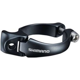 Resim Shimano Ön Aktarıcı Kelepçesi L Beden Sm-ad91 34.9mm Fd-r9150 İçin Siyah 
