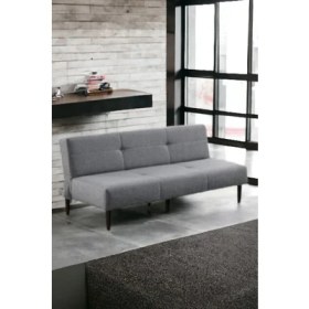 Resim Nikshop Box Üç Kişilik Süngerli Kanepe - Gri 