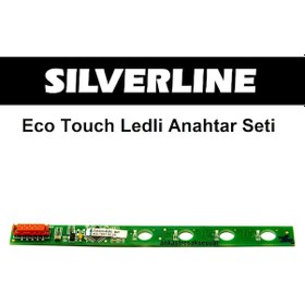 Resim Silverline Esty Davlumbaz 1 2 3 L Tuş Kart Dokunmatik Led Anahtar Yt456.1001.97 