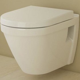 Resim Vitra S50 Rimex Kanalsız Asma Klozet +Vitra Yavaş Kapanan Kapak (121-003-909) - Beyaz S50 