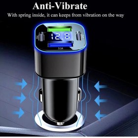 Resim Zipax Oppo A33 A54 A55 A72 A73 A74 A76 Araç Şarj Başlığı 4in1 38w SZ-cr75 