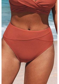 Resim Angelsin Yüksek Bel Bikini Altı Somon 