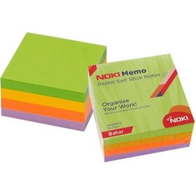 Resim Noki Yapışkanlı Not Kağıdı Küp 400 Syf 75x75 Pastel Bahar 12013-11 