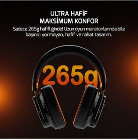 Resim Gamepower Kai Titanium Ultra Wireless 7.1 Surround Kulaklık 